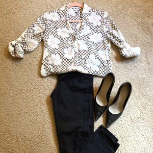 Express Floral Button-Up Portofino